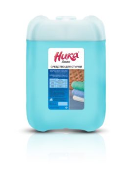 Средство жидкое 5л НИКА-ЛЮКС для стирки канистра 5кг 1/4