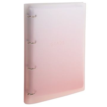 Тетрадь на кольцах 120л А4 305х235мм обложка пластик с разделит BRAUBERG Красный 1/15 