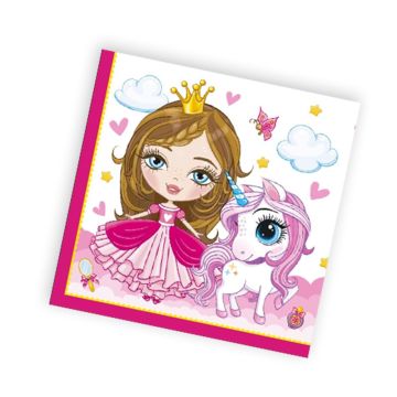 Салфетки (33х33) 3-сл Арт Букет Милая принцесса (20) 1/12