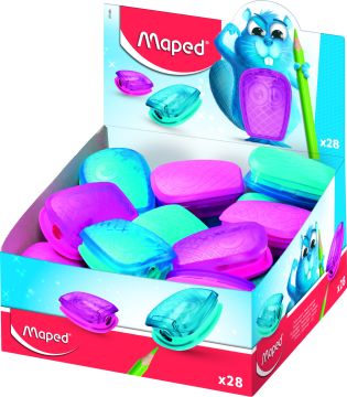 Точилка 1 отверстие с контейнером PULSE Maped 1/28