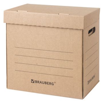 Короб архивный с крышкой А4 (235х325мм) 235мм до 3200л BRAUBERG 1/1 