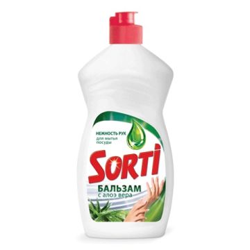 Средство жидкое для мытья посуды 450мл SORTI (Сорти) Алоэ Вера 1/20