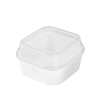Контейнер бумажный 690мл 145х145х51мм крафт ламин OSQ SMART BOWL WHITE EDITION 690 (кр473564) 45/360