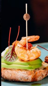 Пика для канапе Бусина Этно 12см (100шт) 1/50