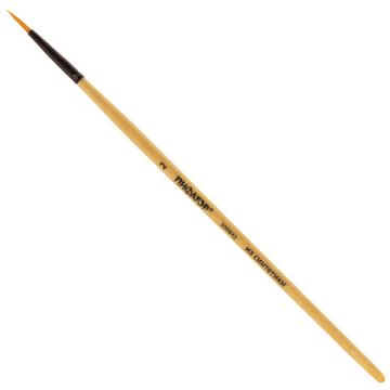 Кисть синтетика круглая №2 ПИФАГОР 1/30/2400