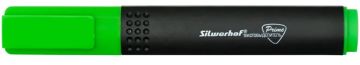 Текстмаркер зеленый 1-4мм скошенный наконечник Silwerhof Prime 1/12