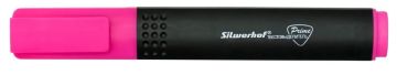 Текстмаркер розовый 1-4мм скошенный наконечник Silwerhof Prime 1/12