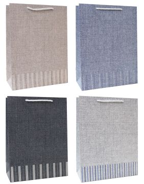 Пакет подарочный бумажный (31,5х40,5х15,5) с рисунком Твид 1/12