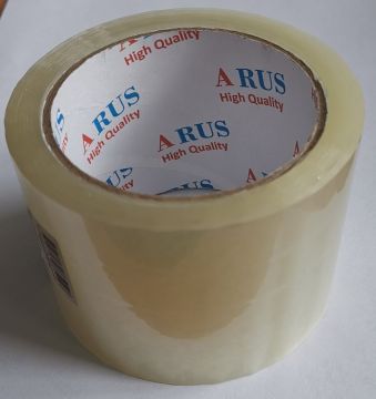 Клейкая лента (скотч) (75х66) прозрачная  ARUS (АРУС) 204 4/48