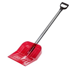 Лопата снеговая 430х420 поликарбонат черенок алюм Альтернатива 1/1 