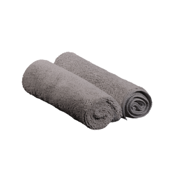 Салфетка микрофибра (40х40) универсальная оверлок серый ОС 50/800