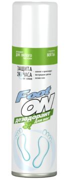 Дезодорант для ног с ароматом мяты 145 мл FootON Сибиар 1/24