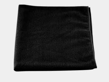Салфетка микрофибра (40х40) универсальная оверлок черный ОС 50/800