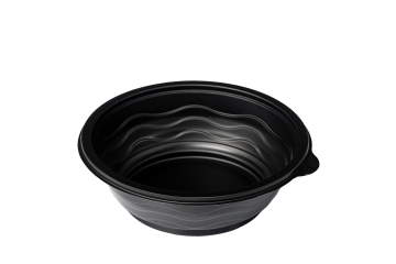 Контейнер ПП 500мл d-145мм h-60мм SP-500 круглый черный ЮУП 150/600 