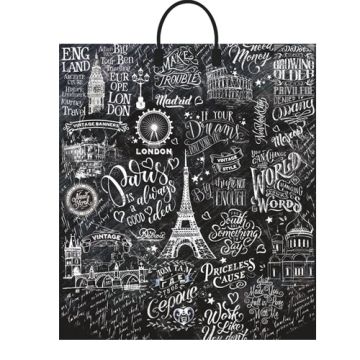 Пакет с пластмассовыми ручками (40х44)-100 Турне 10/100 