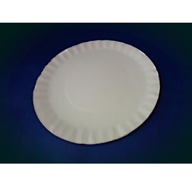 Тарелка картон d-175 цветное дно 100/1600 