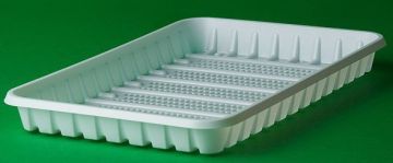 Лоток №3 (1кг) 220х140х20 белый Атлас 100/1100