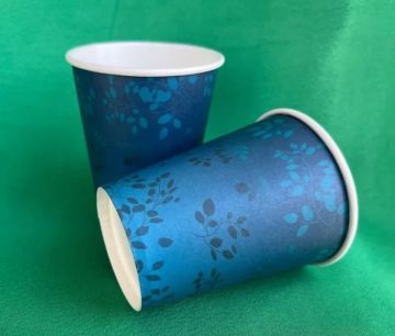 Стакан бумажный для горячего 250мл d-80 Мадонна синий 50/1000