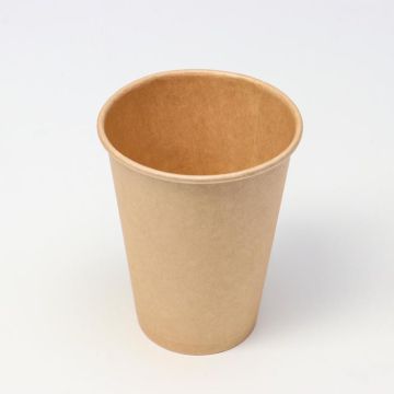 Стакан бумажный для горячего 400мл d-90 1сл крафт TOTAL  50/800