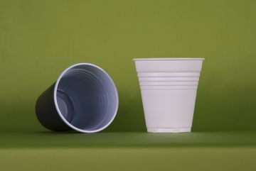 Стакан одноразовый ПП 0,155л вендинговый кофе коричнево-белый Тип2 UPAX-UNITY 50/2000 