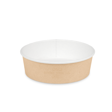 Контейнер бумажный супница 620мл d-150 крафт OSQ ROUND BOWL 45/270