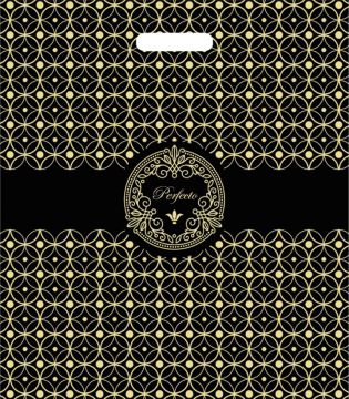 Пакет с вырубной ручкой (42х48)-90 Перфекто Квадро Тико 25/300