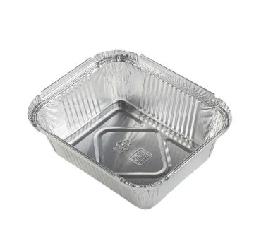 Касалетка алюминиевая 146х121х40/112х87мм 450мл L-край (крышка ) 50/1200