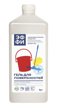 Средство жидкое 1кг Эффективная формула моющее для поверхностей ЭФФИ (эксперт 1000) 1/15