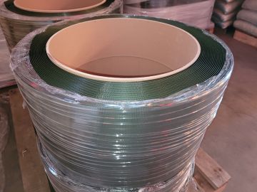 Стреп-лента полиэстеровая 19мм х 1мм зеленая ТС /900м 1/1 