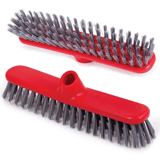 Щетка для уборки IDEA Шробер модерн, шир 27см, h щетины 3,5см, пласт, красная/оран М 5108 