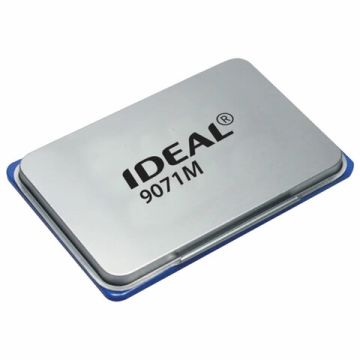 Штемпельная подушка синяя 90х56мм метал корпус TRODAT IDEAL  1/12 