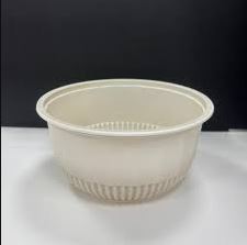 Тарелка ЭКО d-130 500мл миска суповая кукурузный крахмал бежевая 30/120