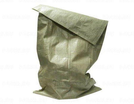 Мешки строительные полипропиленовые зеленые 55х95 100/1000