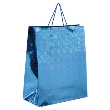 НГ Пакет подарочный бумажный (41х49х19) ГОЛОГРАФИЯ ассорти 1/12/72