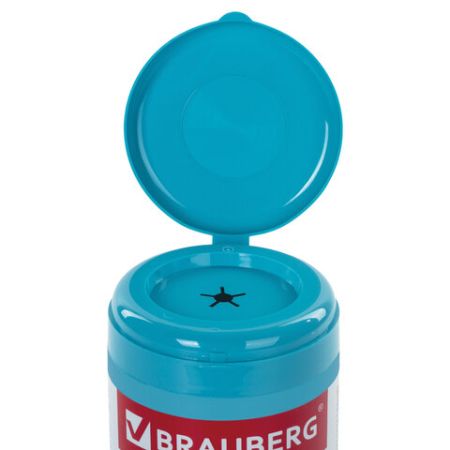 Чистящие салфетки BRAUBERG для мониторов оптики и пластика антибактер 1/12