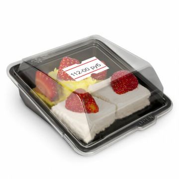 Этикет-лента (21х12) бел с красн полосой 600 шт/рул/д/пистолета BRAUBERG 5/100