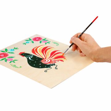 Кисть синтетика плоская №3 BRAUBERG 1/30