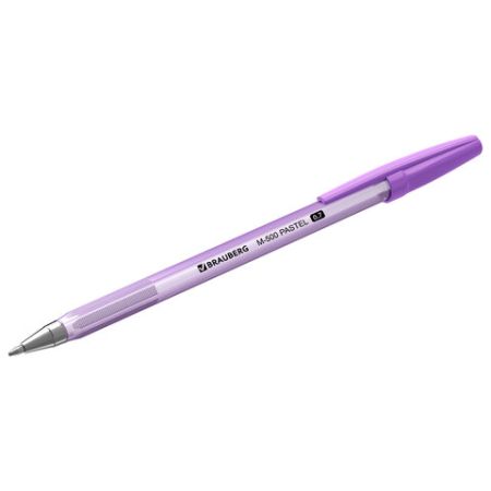 Ручка шариковая синяя узел 0,7мм корпус ассорти BRAUBERG M-500 PASTEL 1/50