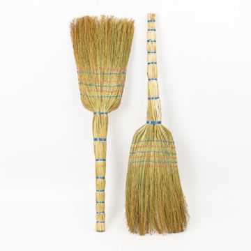 Веник Сорго 6-ти прошивной Премиум 400-440 г ширина метелки 30-35 см длина 79 см 1/50 (клиент)