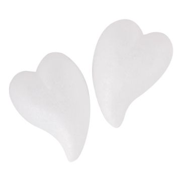 Пенопластовые заготовки для творчества СЕРДЕЧКИ-КАПЛИ, 4шт., 65мм, ОСТРОВ СОКРОВИЩ, 661364