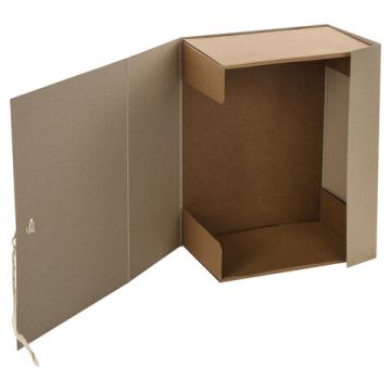 Короб архивный с клапаном А4 (260х325мм) 150мм до 1400л переплетный картон STAFF 1/25 (клиент)