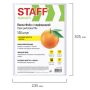 Перфофайлы А4 30 мкм матовые 100шт STAFF Эконом 1/30