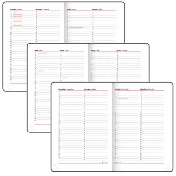 Ежедневник А5 138х213мм 136л недатир фактурная кожа синий BRAUBERG Profile 1/30 (клиент)