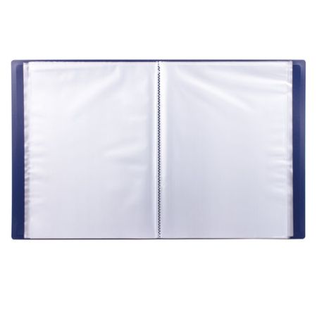 Папка  40 вклад. STAFF, синяя, 0,5мм, 225700