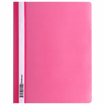 Папка скоросшиватель с прозр верхн лист ERICH KRAUSE А4 120/140 мкм перфор неон 1/20/240 (Клиент)