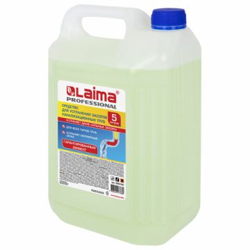 Средство жидкое 5л для прочистки канализационных труб Трубочист LAIMA 1/4