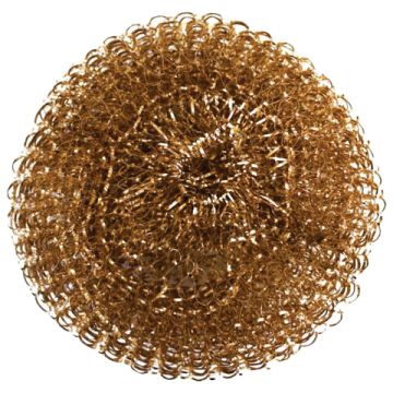 Мочалка для посуды метал. медная ЛАЙМА, (3 шт.), сетчатые по 15г 1/192 (Клиент)