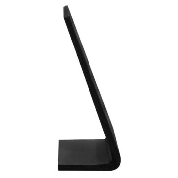 Ценник L-образный для мелового маркера А7 к-т 10шт ПВХ черный Brauberg 1/10 (клиент)