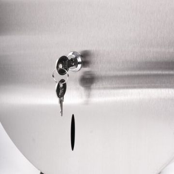 Диспенсер для туалетной бумаги  LAIMA PROFESSIONAL INOX (Система T1)большой нерж сталь 1/10 (Клиент)