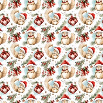 НГ Бумага упаковочная 70х100см ЗОЛОТАЯ СКАЗКА Веселый НГ 10дизайнов 105г/м2 1/50